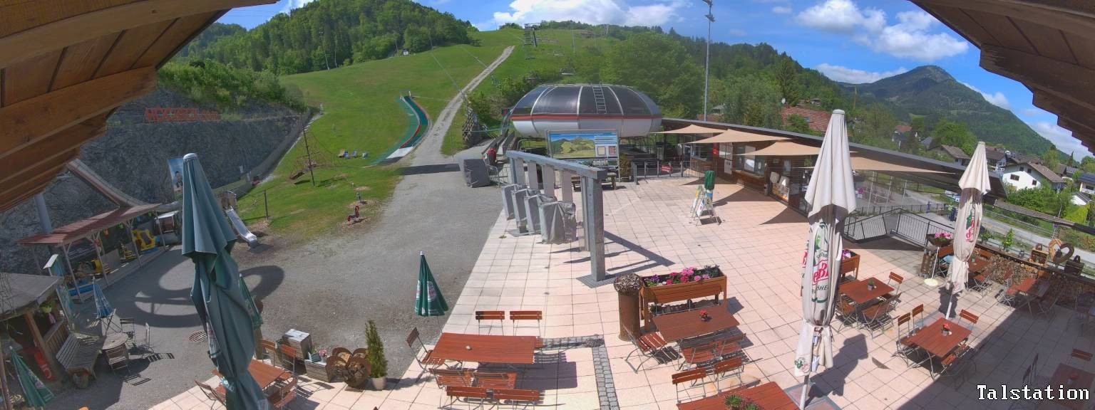 Archiv Foto Webcam Skigebiet Oberaudorf Hocheck: Talstation