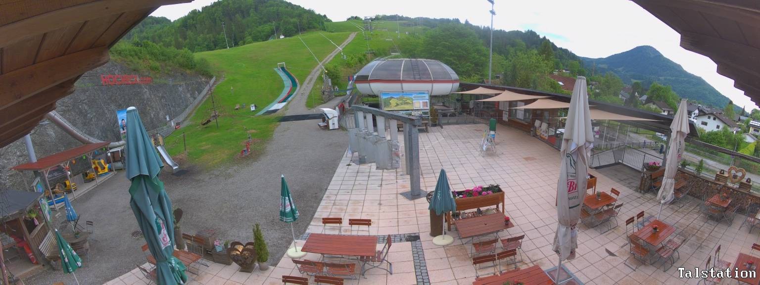 Archiv Foto Webcam Skigebiet Oberaudorf Hocheck: Talstation