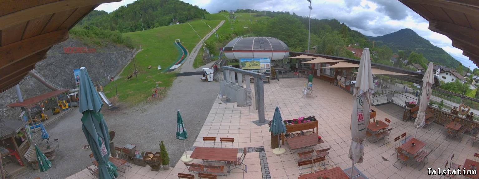 Archiv Foto Webcam Skigebiet Oberaudorf Hocheck: Talstation