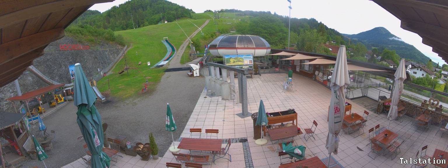 Archiv Foto Webcam Skigebiet Oberaudorf Hocheck: Talstation