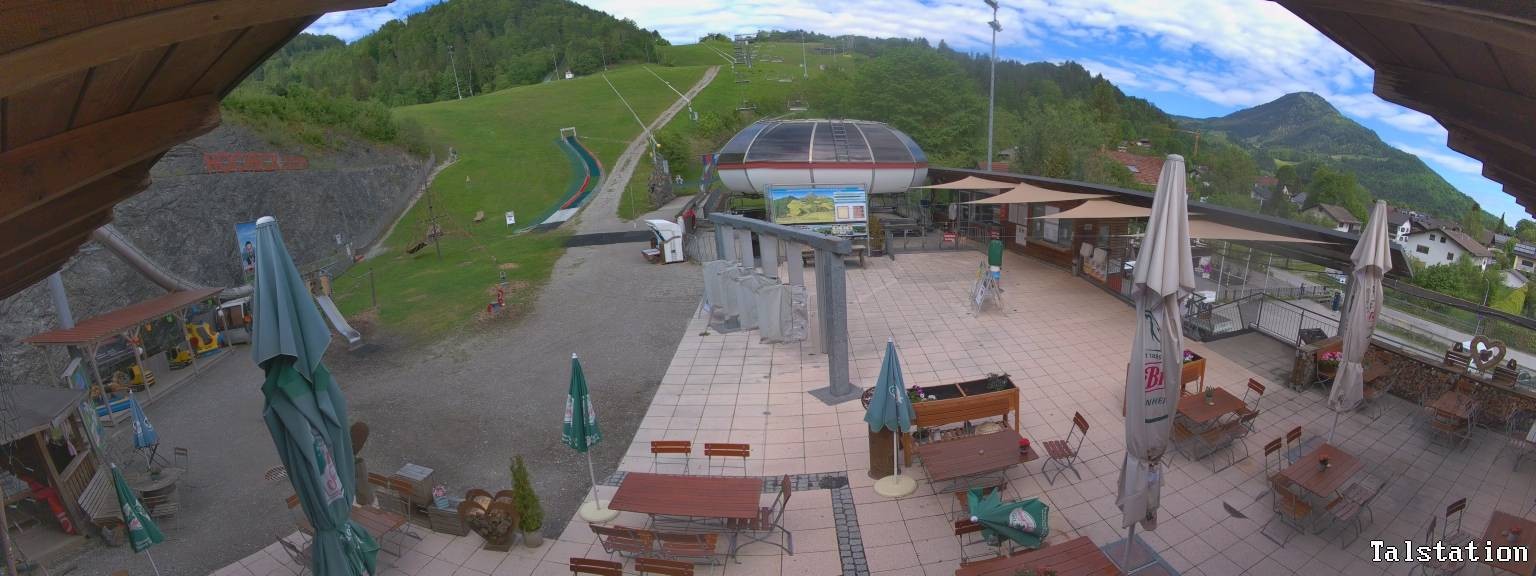 Archiv Foto Webcam Skigebiet Oberaudorf Hocheck: Talstation