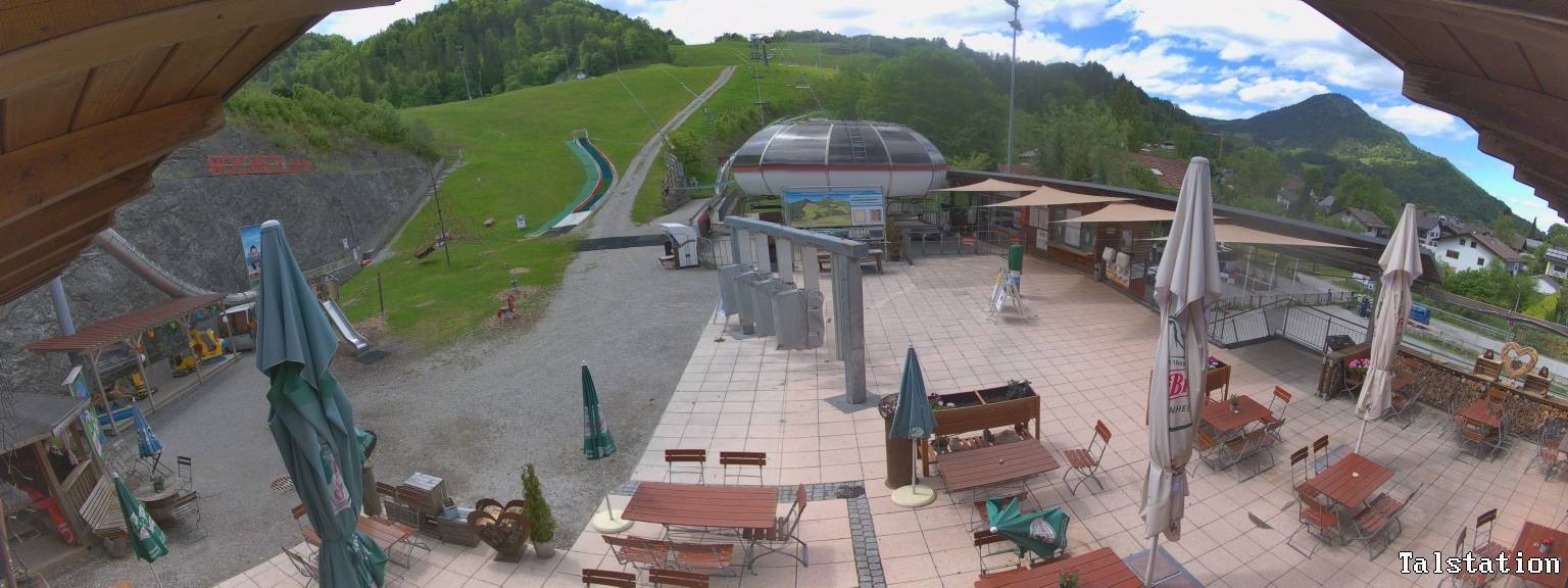 Archiv Foto Webcam Skigebiet Oberaudorf Hocheck: Talstation