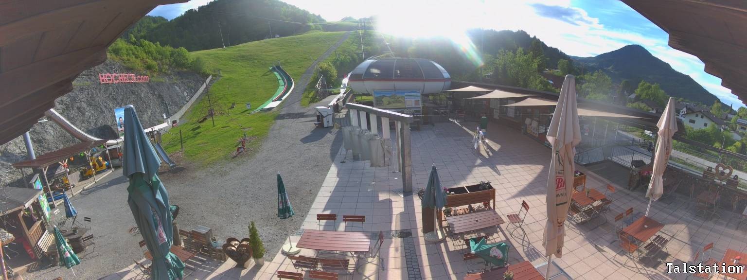 Archiv Foto Webcam Skigebiet Oberaudorf Hocheck: Talstation