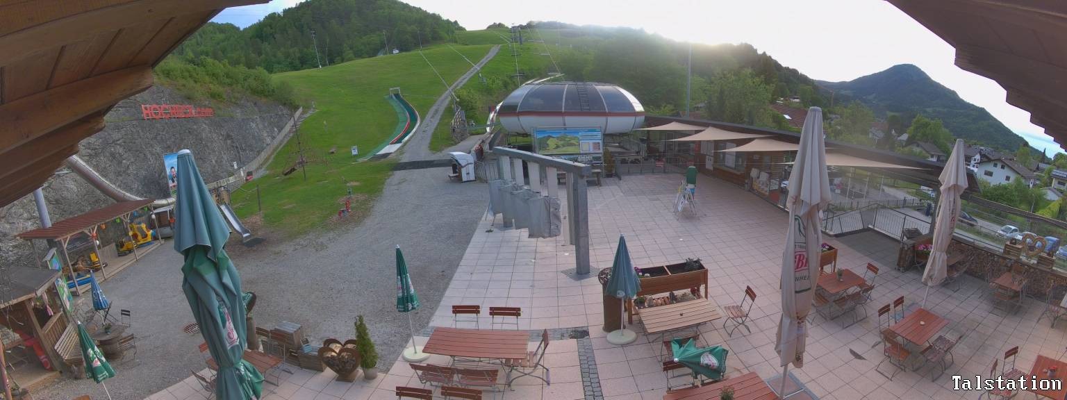 Archiv Foto Webcam Skigebiet Oberaudorf Hocheck: Talstation