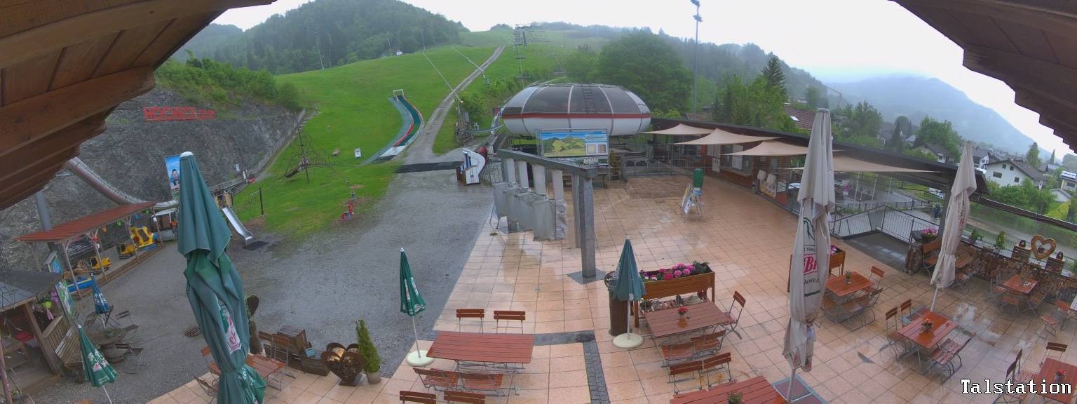 Archived image Webcam Oberaudorf Hocheck ski resort: base station