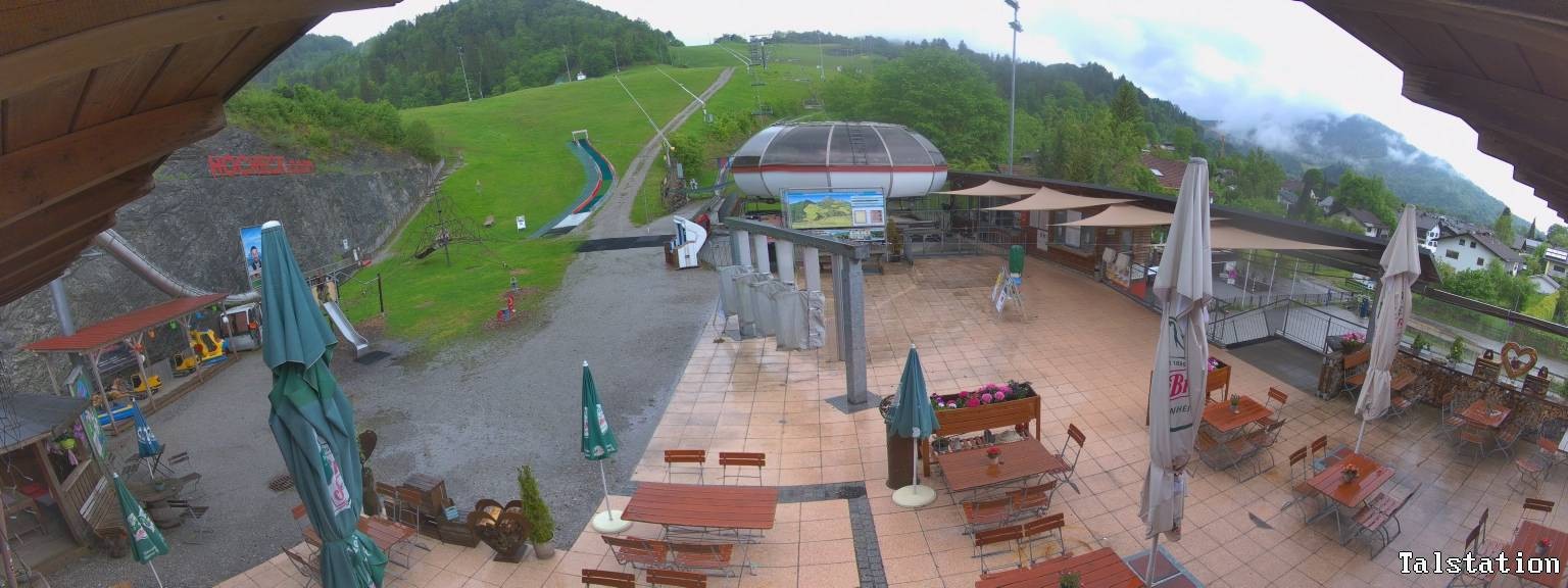 Archived image Webcam Oberaudorf Hocheck ski resort: base station