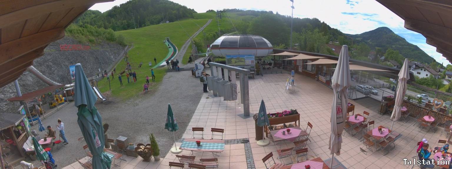 Archiv Foto Webcam Skigebiet Oberaudorf Hocheck: Talstation