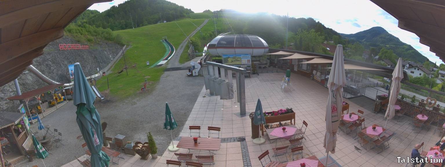 Archiv Foto Webcam Skigebiet Oberaudorf Hocheck: Talstation