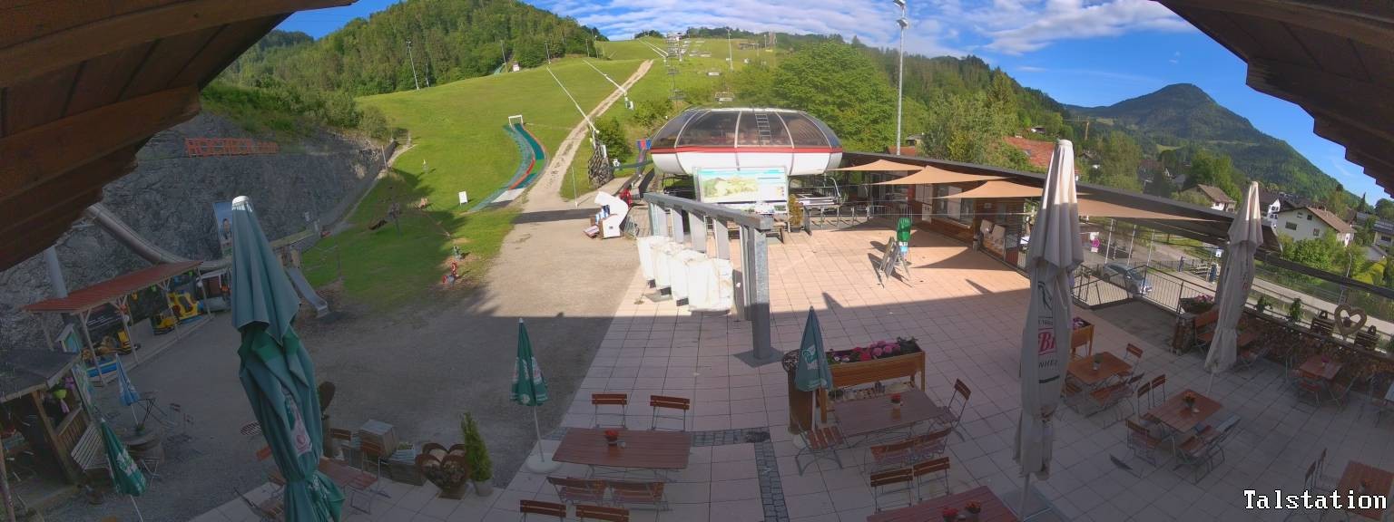 Archiv Foto Webcam Skigebiet Oberaudorf Hocheck: Talstation