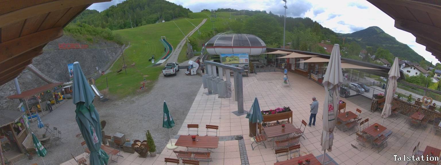 Archiv Foto Webcam Skigebiet Oberaudorf Hocheck: Talstation