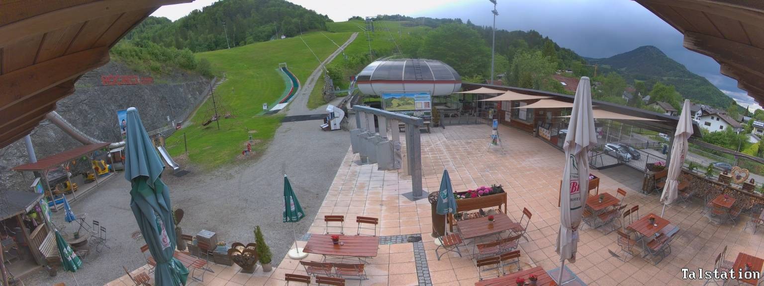Archiv Foto Webcam Skigebiet Oberaudorf Hocheck: Talstation