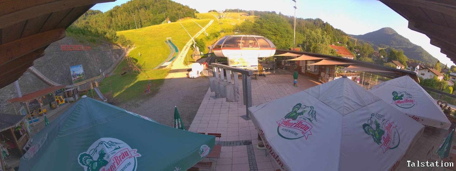 Archiv Foto Webcam Skigebiet Oberaudorf Hocheck: Talstation