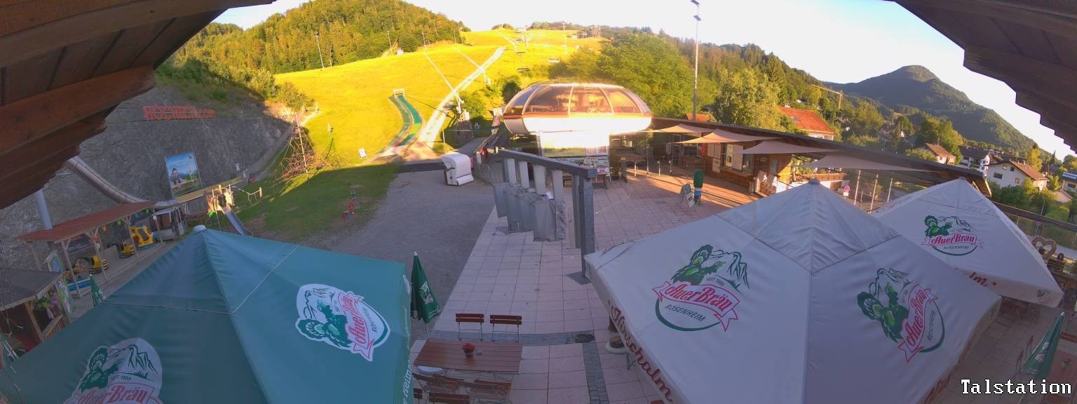 Archiv Foto Webcam Skigebiet Oberaudorf Hocheck: Talstation