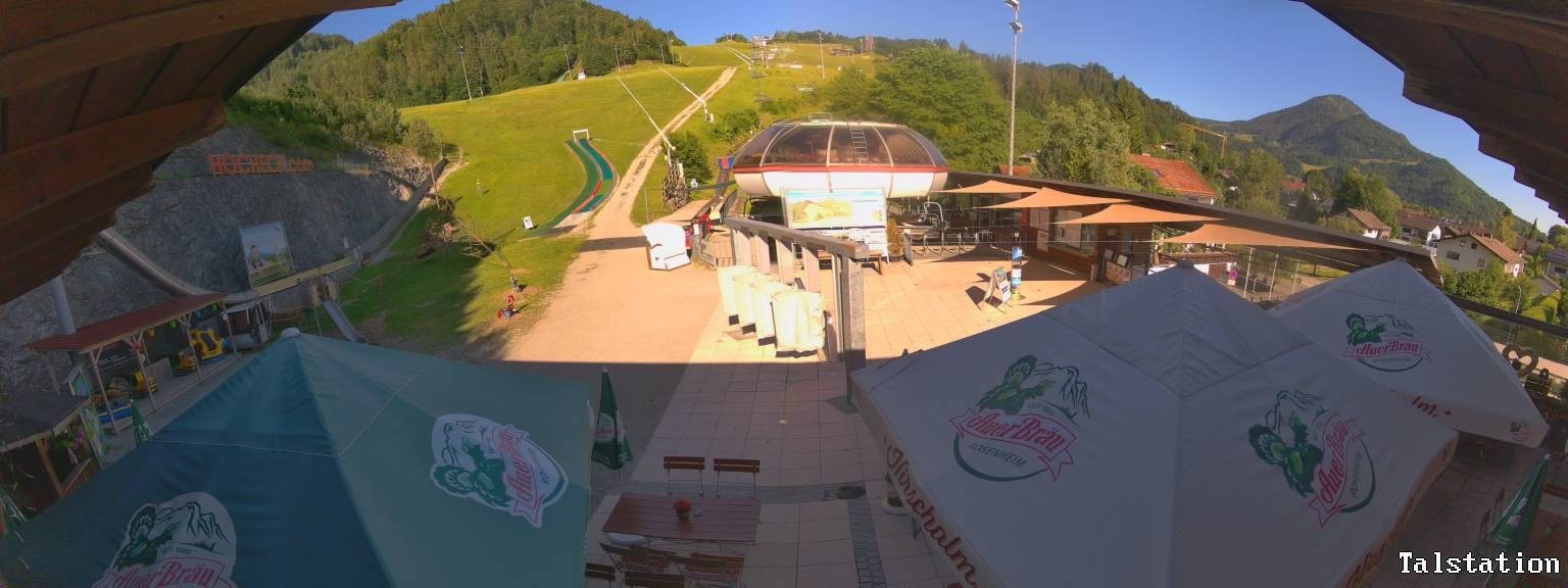 Archiv Foto Webcam Skigebiet Oberaudorf Hocheck: Talstation