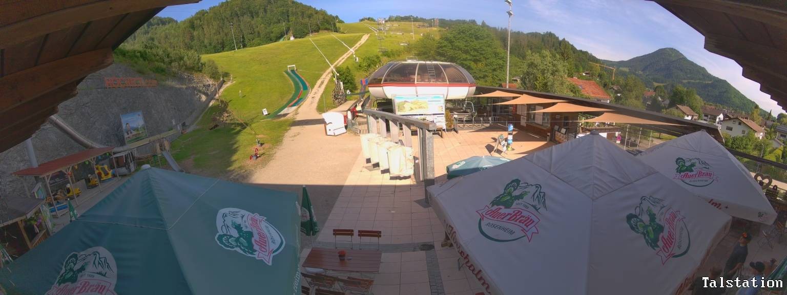 Archiv Foto Webcam Skigebiet Oberaudorf Hocheck: Talstation