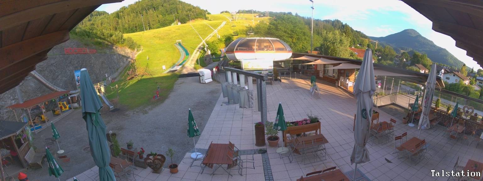 Archiv Foto Webcam Skigebiet Oberaudorf Hocheck: Talstation