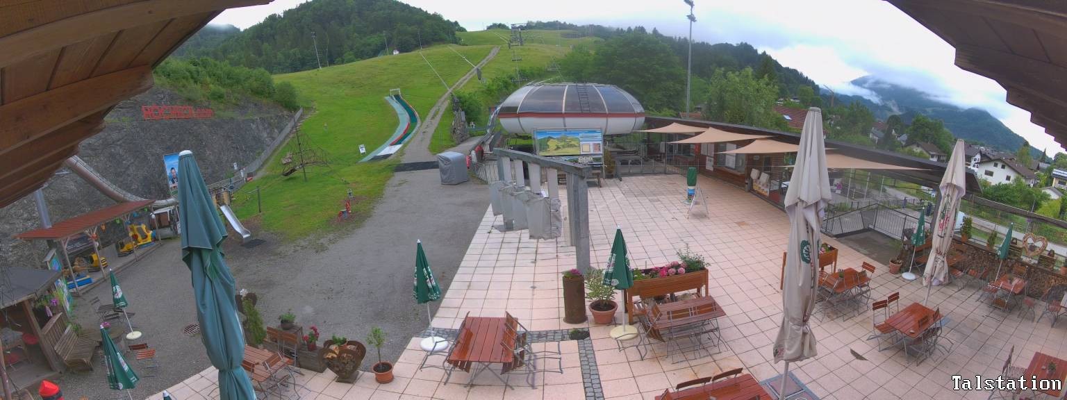 Archiv Foto Webcam Skigebiet Oberaudorf Hocheck: Talstation