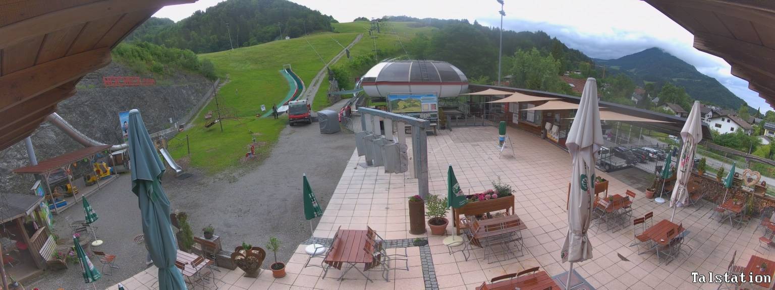 Archiv Foto Webcam Skigebiet Oberaudorf Hocheck: Talstation