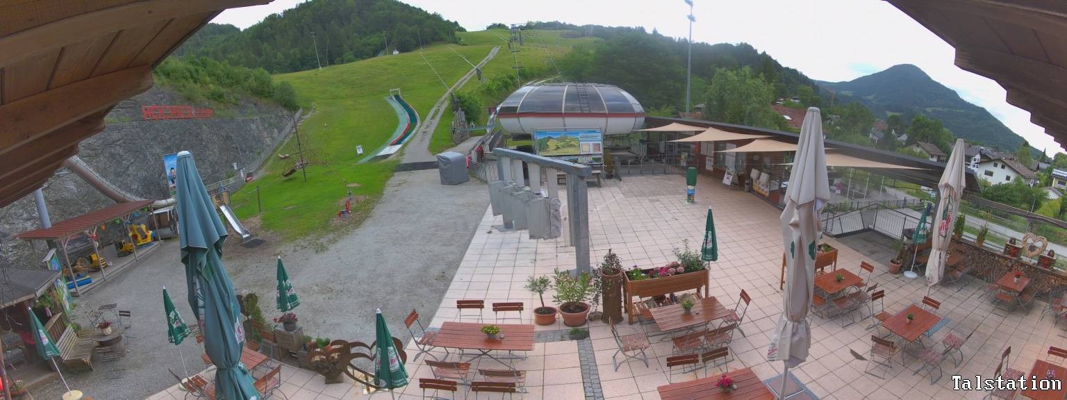 Archiv Foto Webcam Skigebiet Oberaudorf Hocheck: Talstation