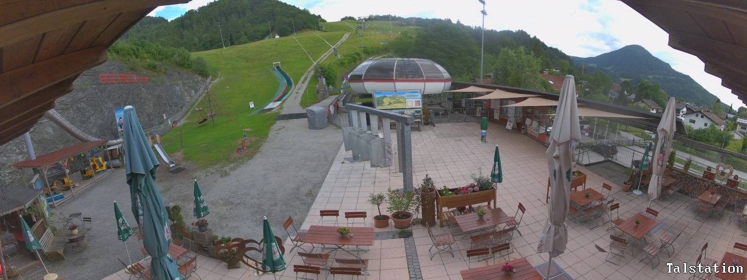 Archiv Foto Webcam Skigebiet Oberaudorf Hocheck: Talstation