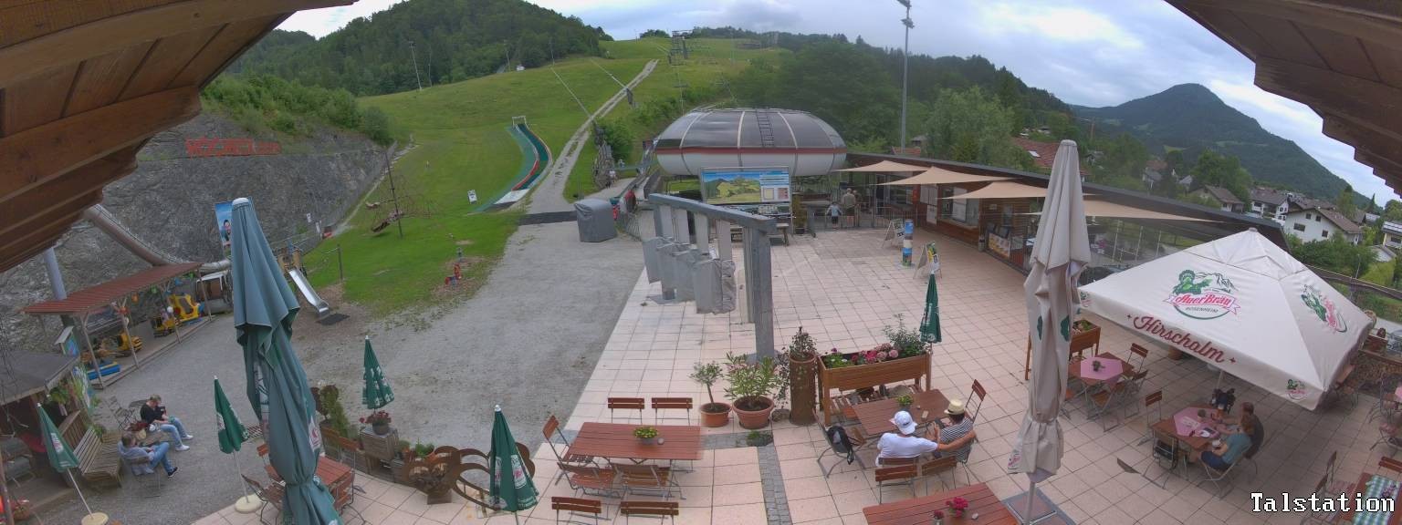 Archiv Foto Webcam Skigebiet Oberaudorf Hocheck: Talstation