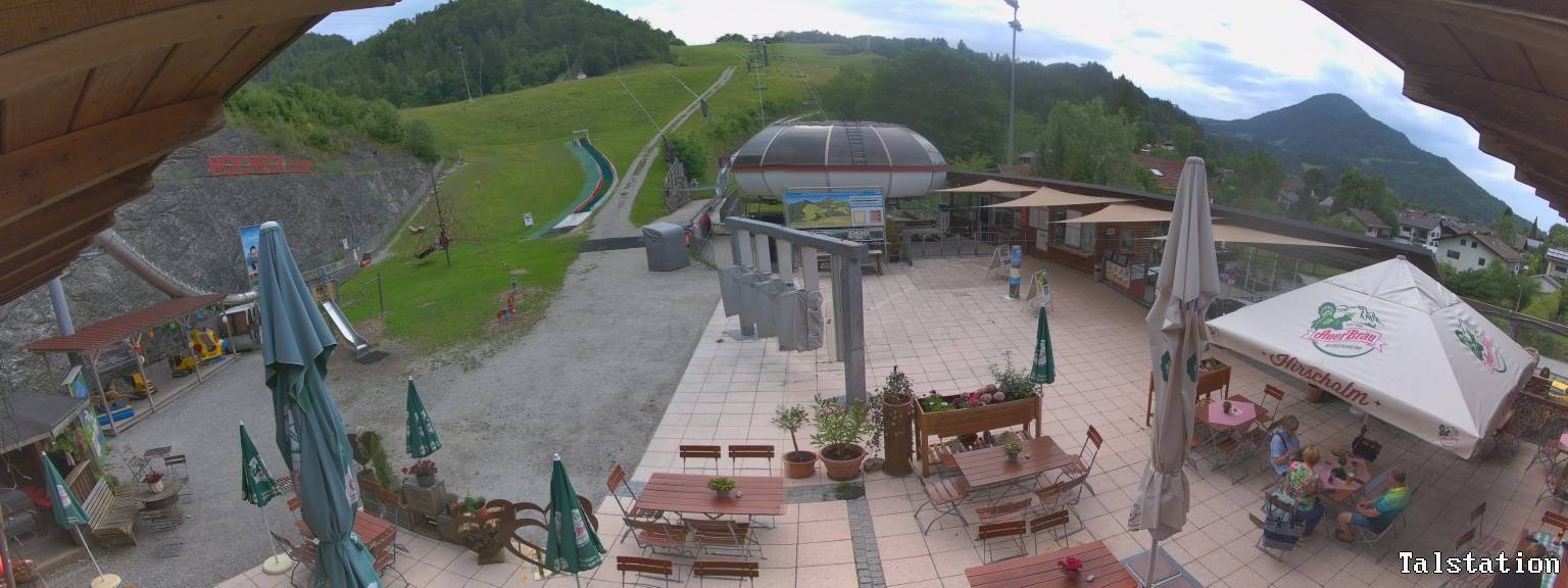 Archiv Foto Webcam Skigebiet Oberaudorf Hocheck: Talstation