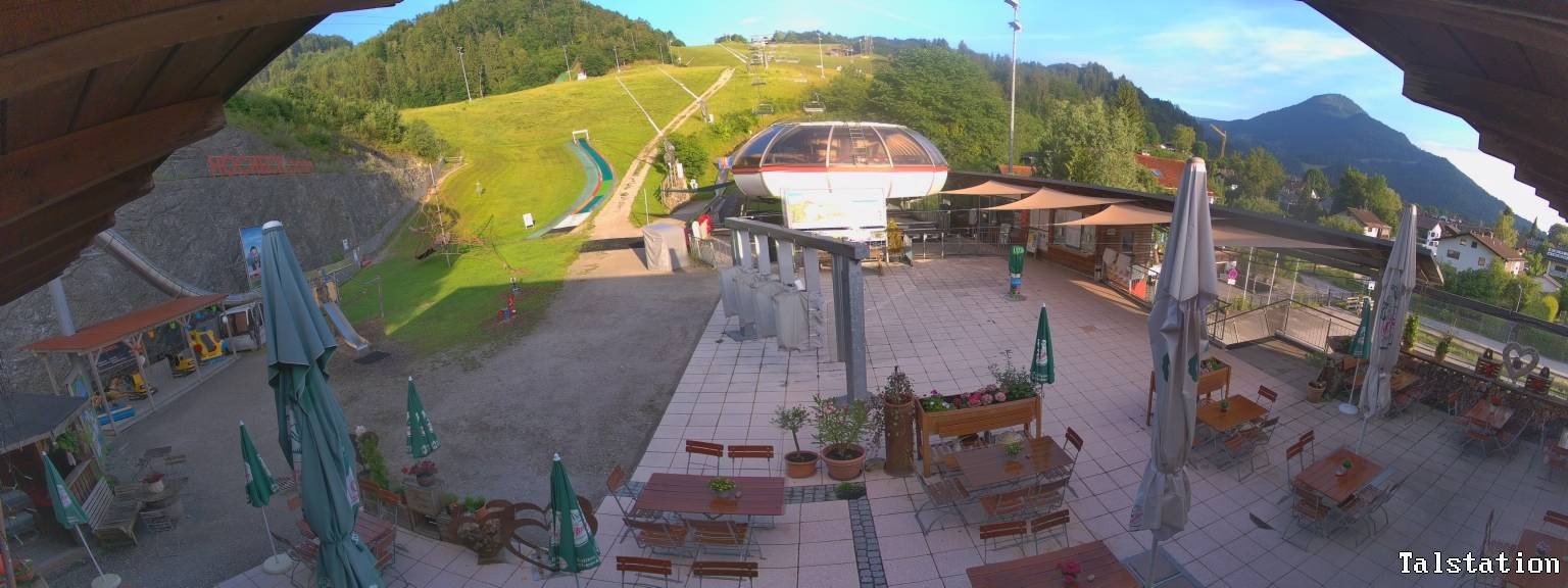 Archiv Foto Webcam Skigebiet Oberaudorf Hocheck: Talstation