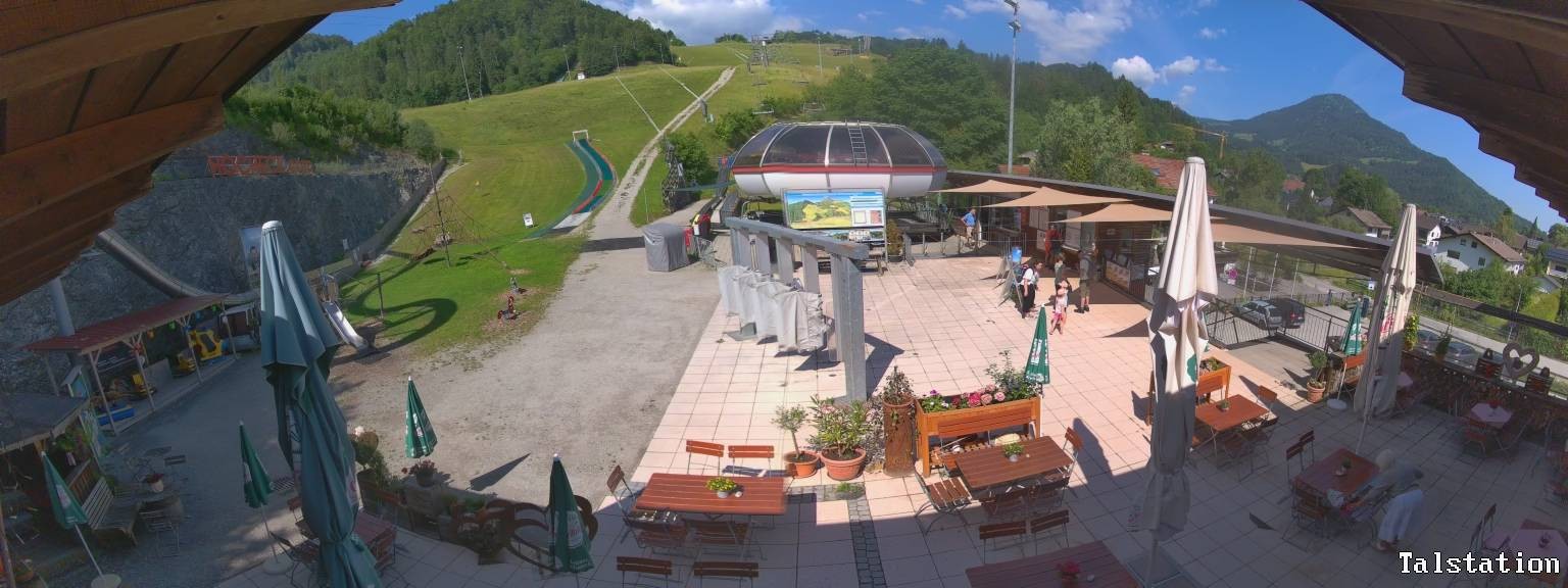 Archiv Foto Webcam Skigebiet Oberaudorf Hocheck: Talstation