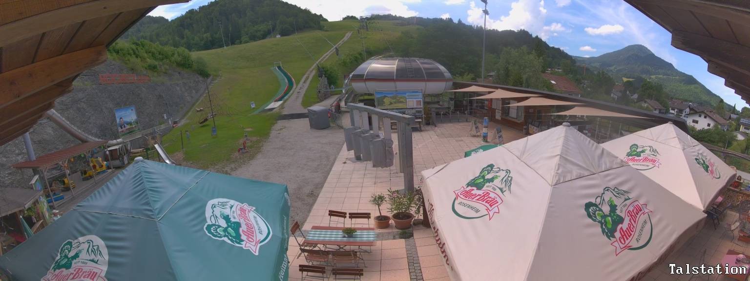 Archiv Foto Webcam Skigebiet Oberaudorf Hocheck: Talstation