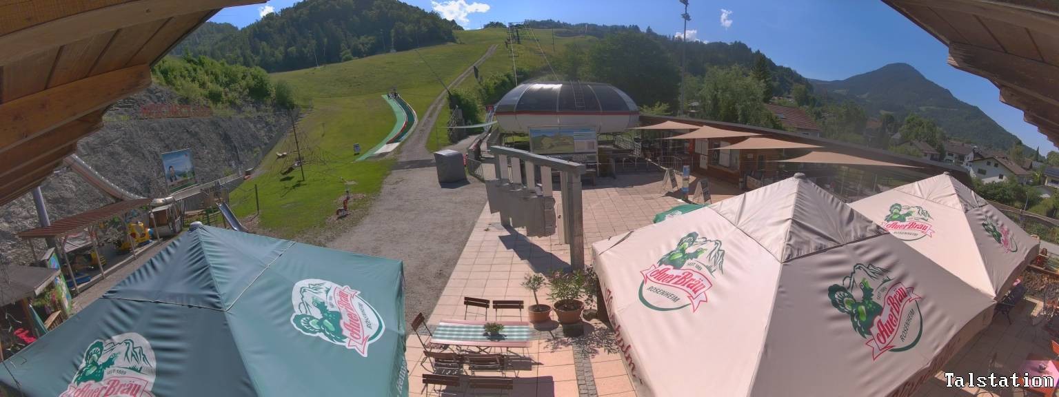 Archiv Foto Webcam Skigebiet Oberaudorf Hocheck: Talstation