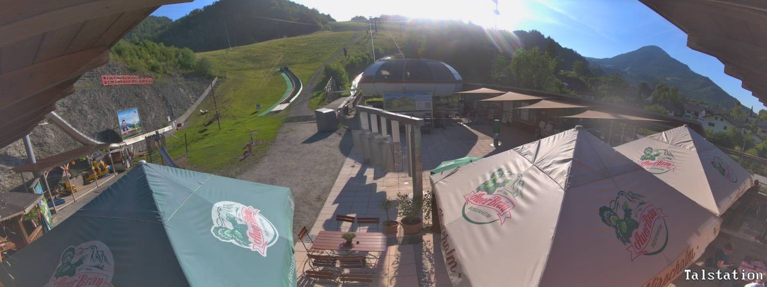 Archiv Foto Webcam Skigebiet Oberaudorf Hocheck: Talstation
