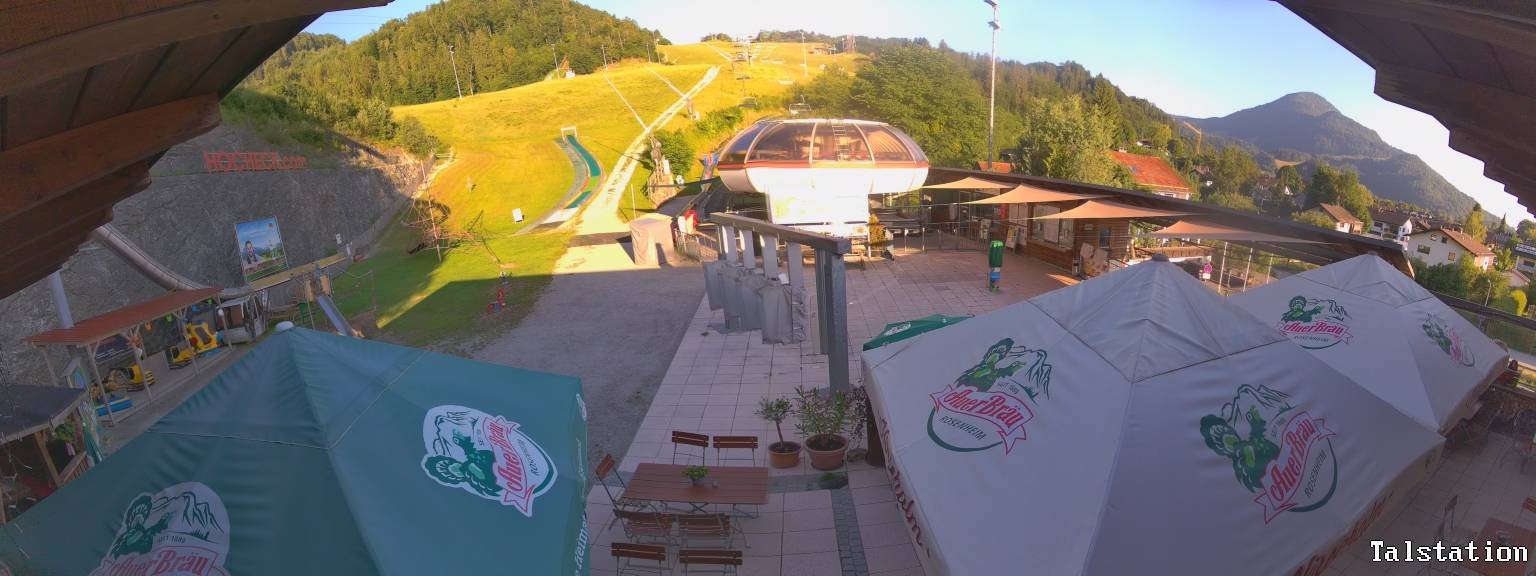 Archiv Foto Webcam Skigebiet Oberaudorf Hocheck: Talstation