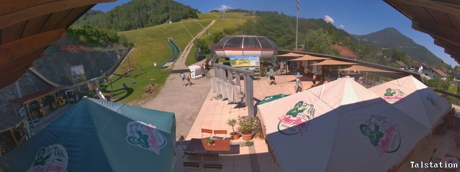 Archiv Foto Webcam Skigebiet Oberaudorf Hocheck: Talstation