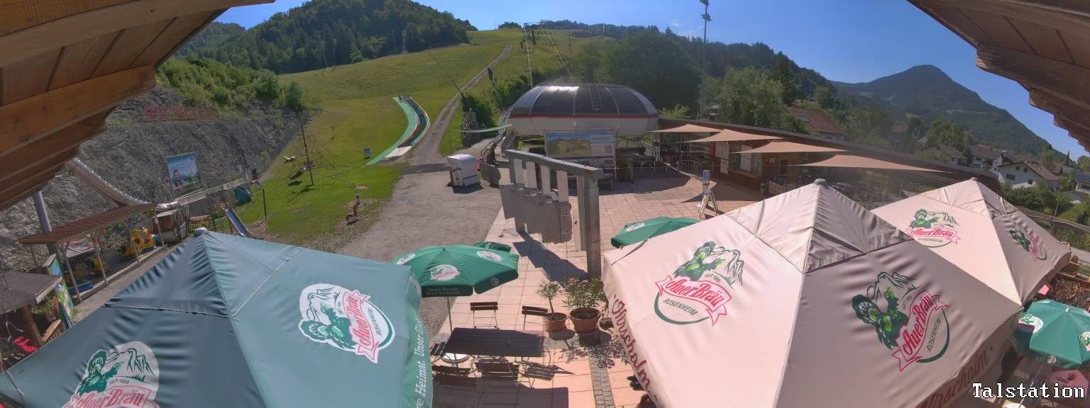 Archiv Foto Webcam Skigebiet Oberaudorf Hocheck: Talstation