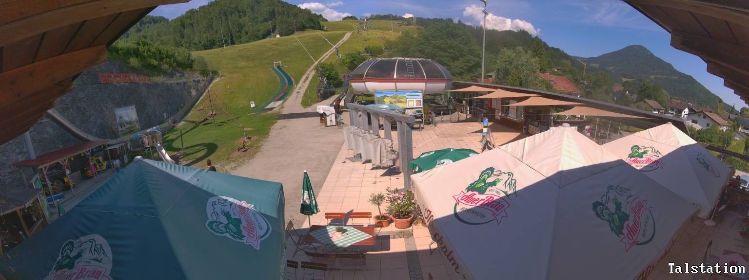 Archiv Foto Webcam Skigebiet Oberaudorf Hocheck: Talstation