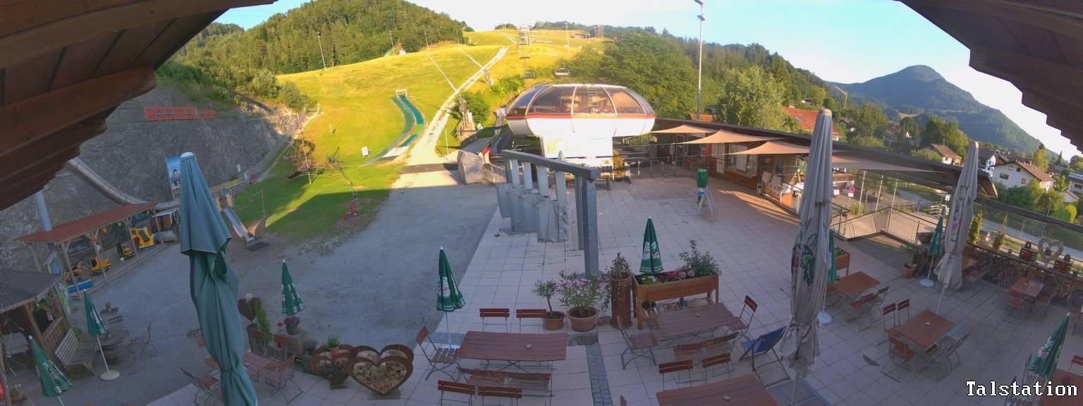 Archiv Foto Webcam Skigebiet Oberaudorf Hocheck: Talstation