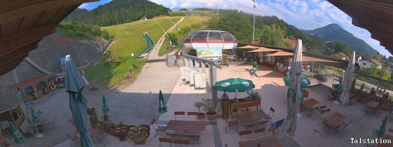 Archiv Foto Webcam Skigebiet Oberaudorf Hocheck: Talstation