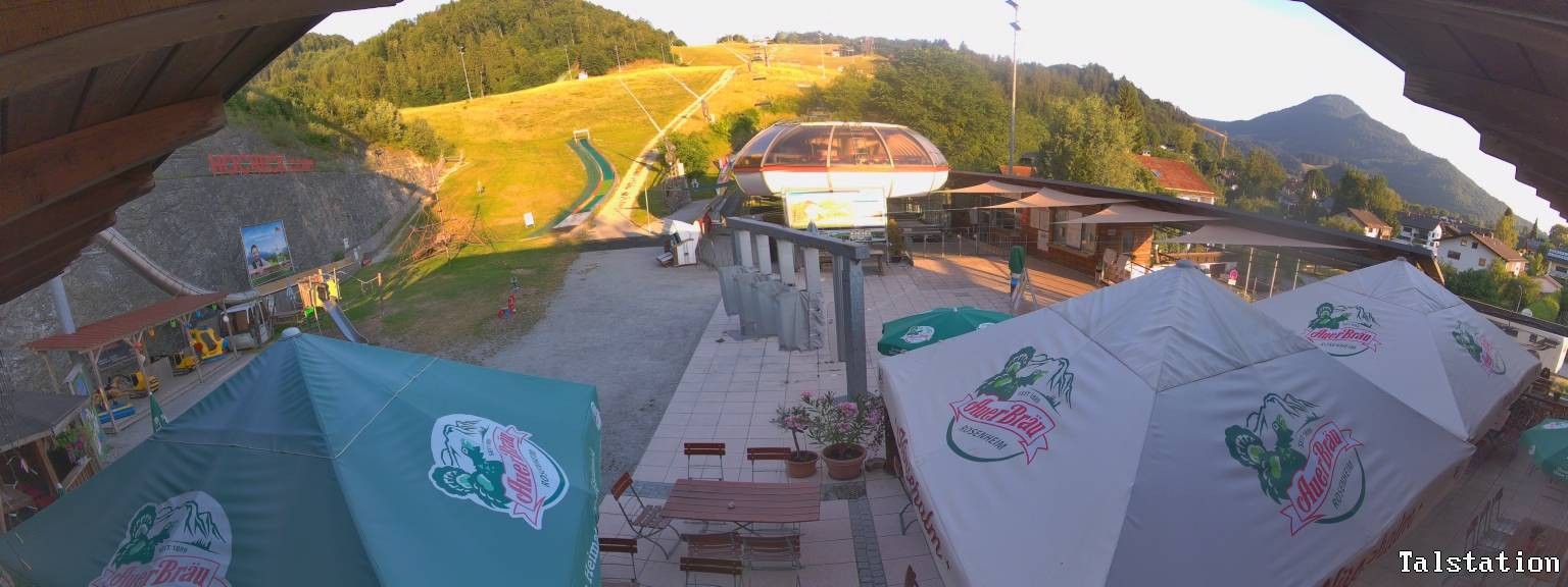 Archiv Foto Webcam Skigebiet Oberaudorf Hocheck: Talstation