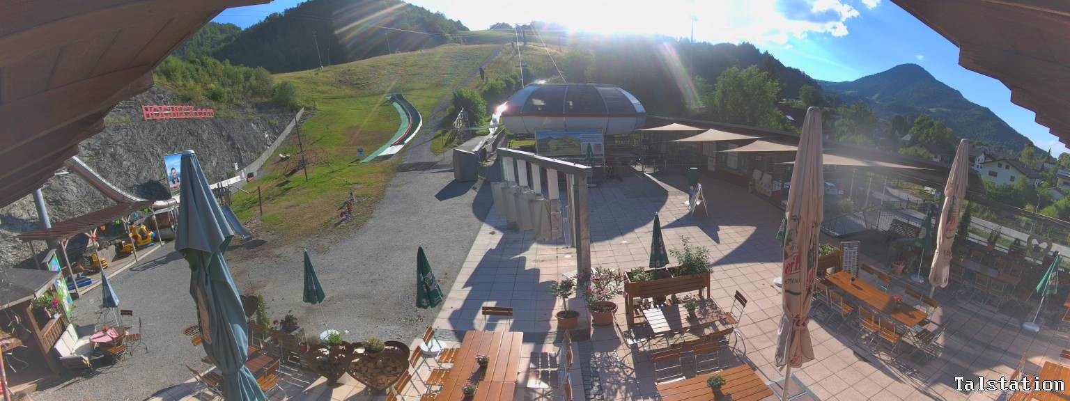 Archived image Webcam Oberaudorf Hocheck ski resort: base station