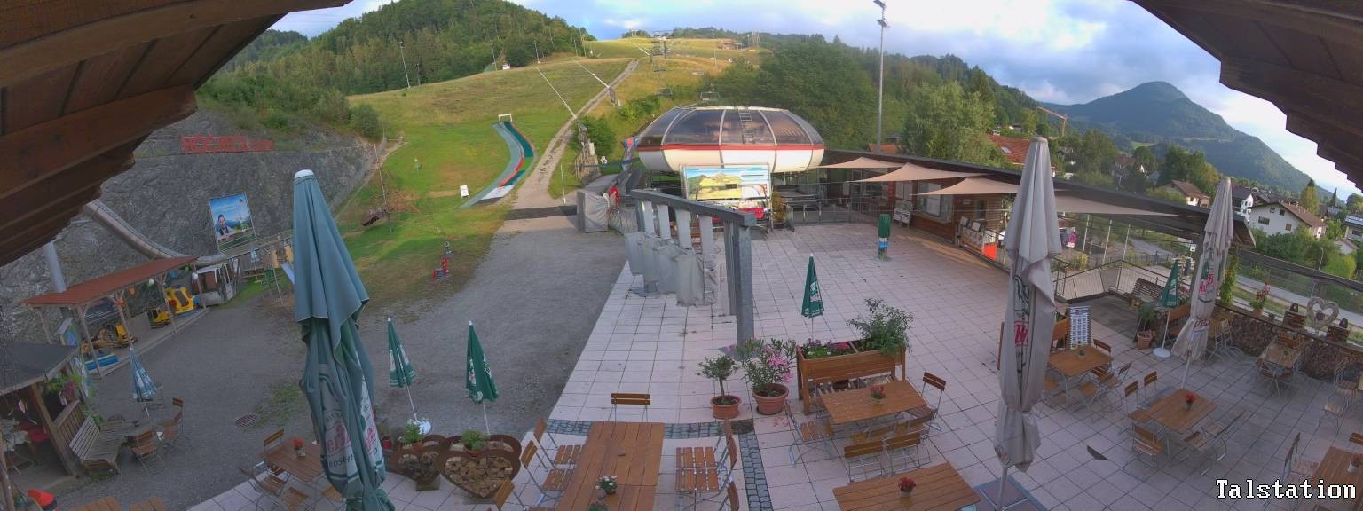 Archiv Foto Webcam Skigebiet Oberaudorf Hocheck: Talstation