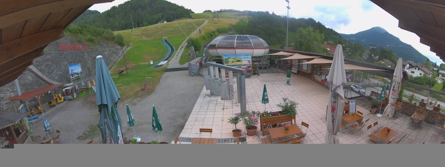 Archiv Foto Webcam Skigebiet Oberaudorf Hocheck: Talstation