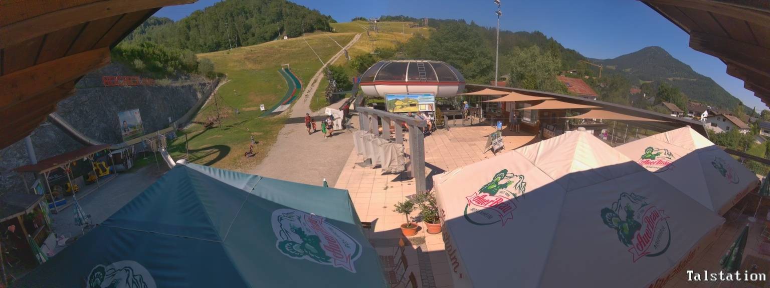 Archived image Webcam Oberaudorf Hocheck ski resort: base station