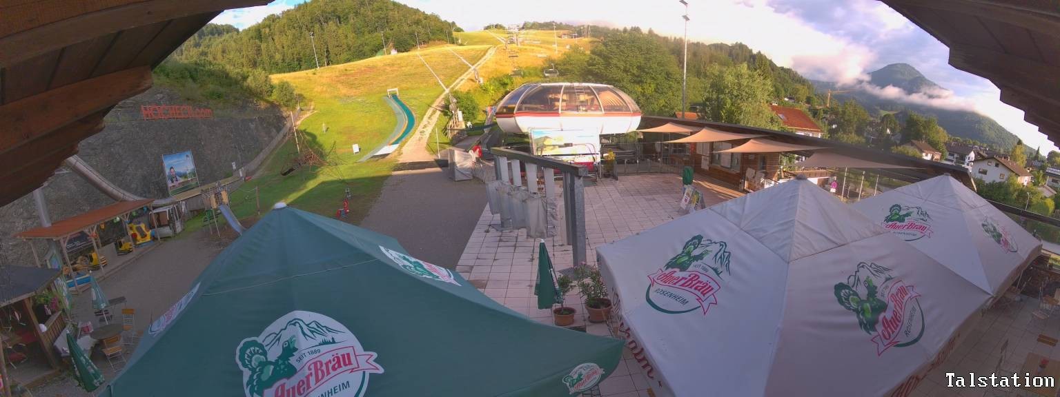 Archiv Foto Webcam Skigebiet Oberaudorf Hocheck: Talstation