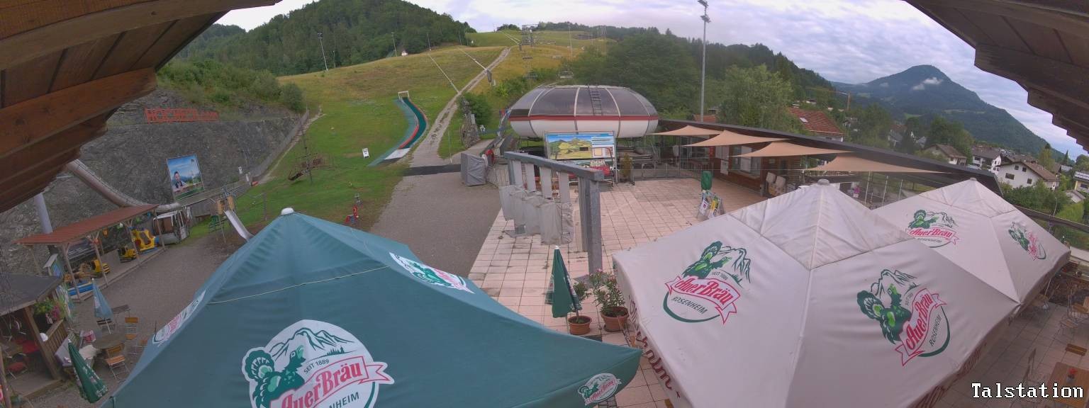 Archiv Foto Webcam Skigebiet Oberaudorf Hocheck: Talstation