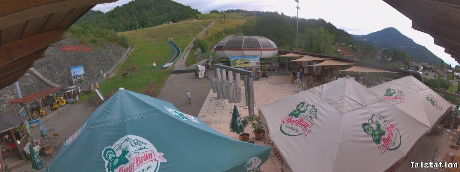 Archiv Foto Webcam Skigebiet Oberaudorf Hocheck: Talstation