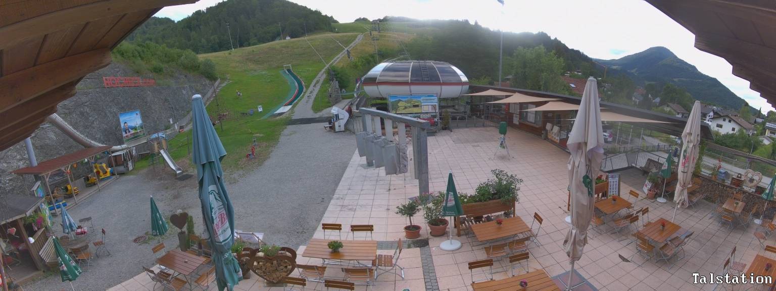 Archiv Foto Webcam Skigebiet Oberaudorf Hocheck: Talstation
