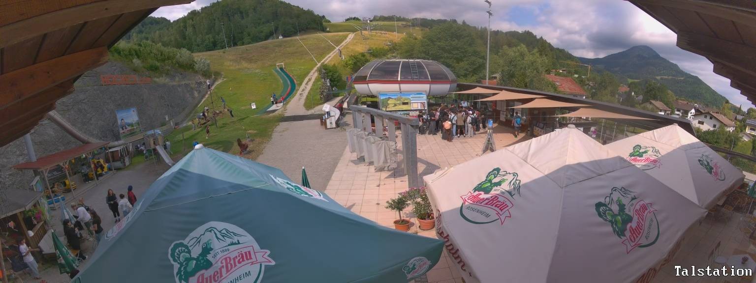 Archiv Foto Webcam Skigebiet Oberaudorf Hocheck: Talstation