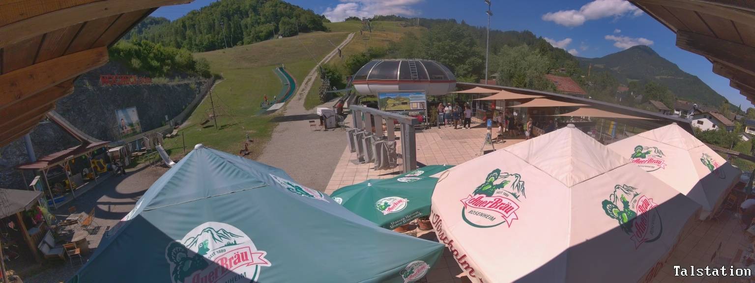 Archiv Foto Webcam Skigebiet Oberaudorf Hocheck: Talstation