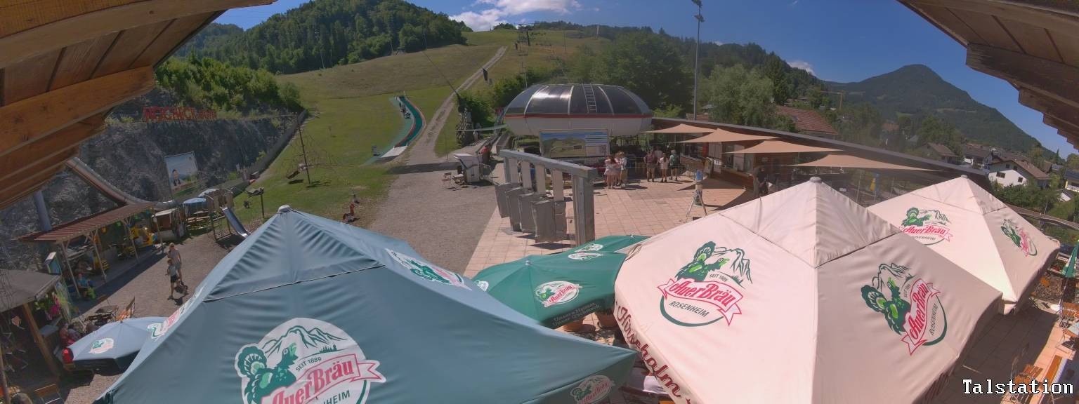 Archiv Foto Webcam Skigebiet Oberaudorf Hocheck: Talstation