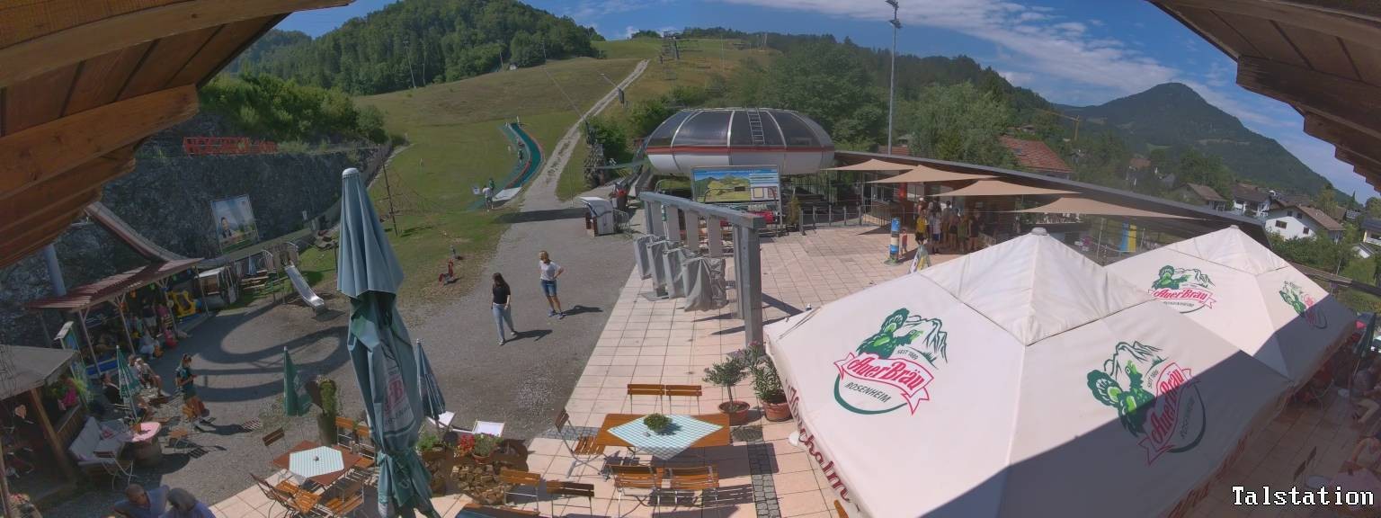 Archiv Foto Webcam Skigebiet Oberaudorf Hocheck: Talstation